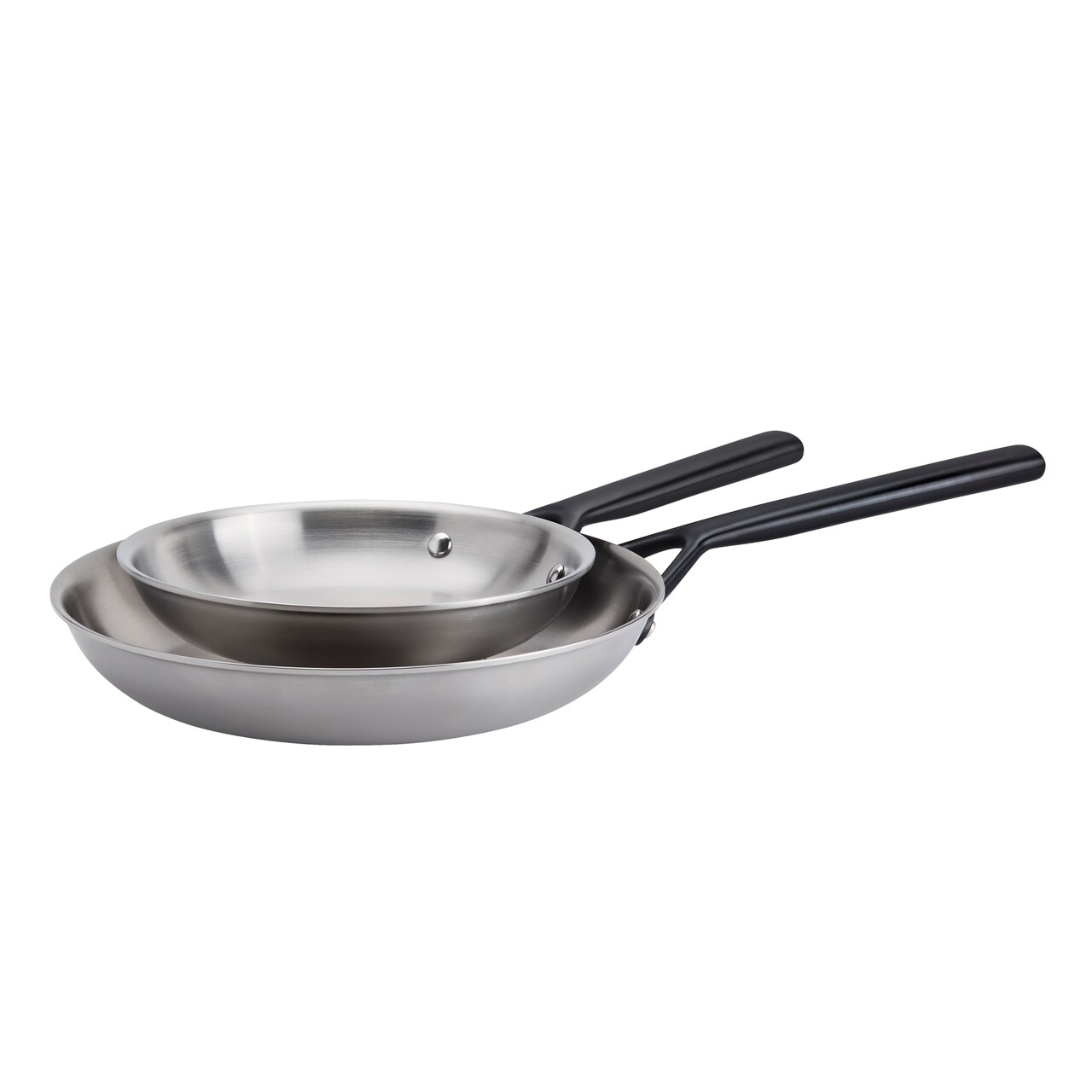 ZWILLING Milano Stainless Steel 2-pc Stainless Steel Fry Pan Set